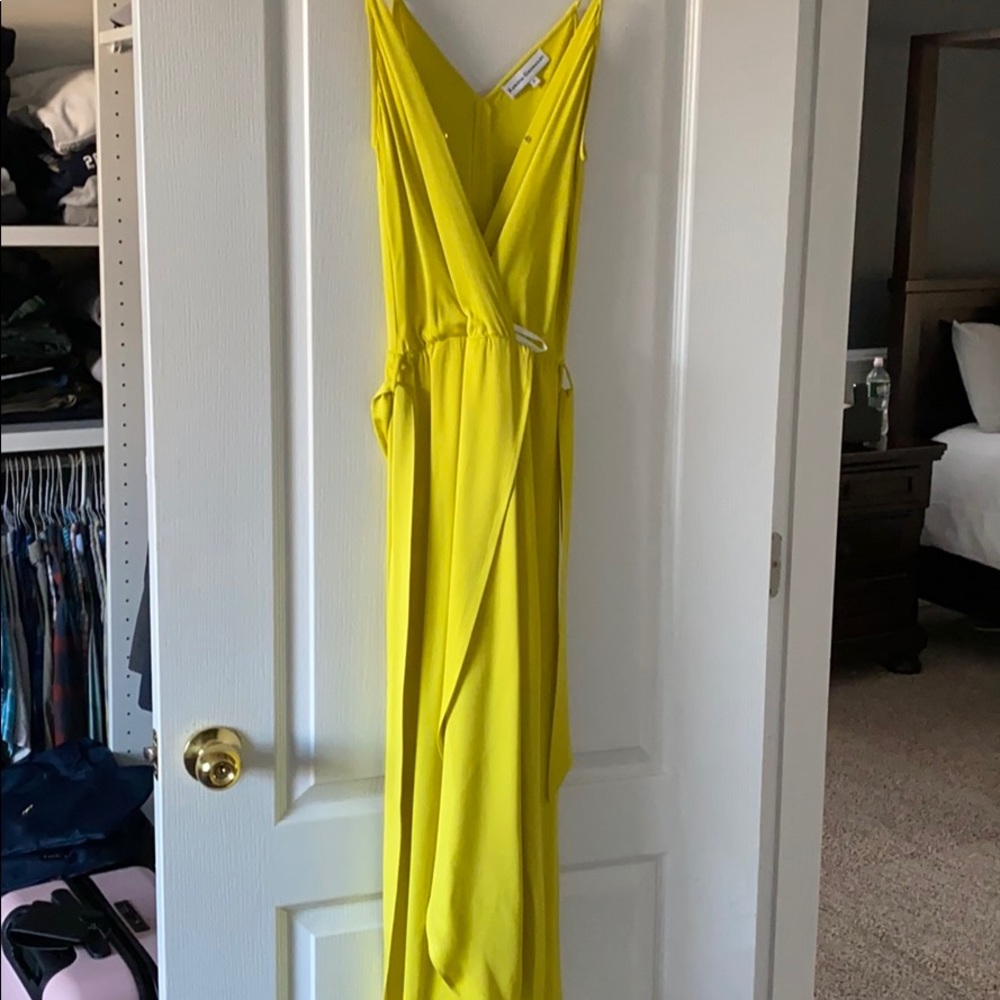 Yellow dress perfect for a spring wedding